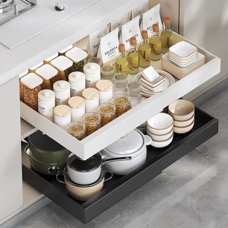 Pull-out Kitchen Cabinet Storage Rack