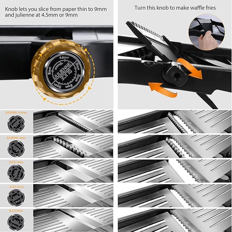 Multifunctional Vegetable Cutter Grater Potato Shredder Shredder Slicer Kitchen Gadgets - Image 2